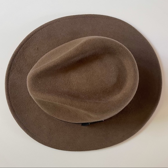 Brixton Brown Felt Fedora Hat - Picture 2 of 8